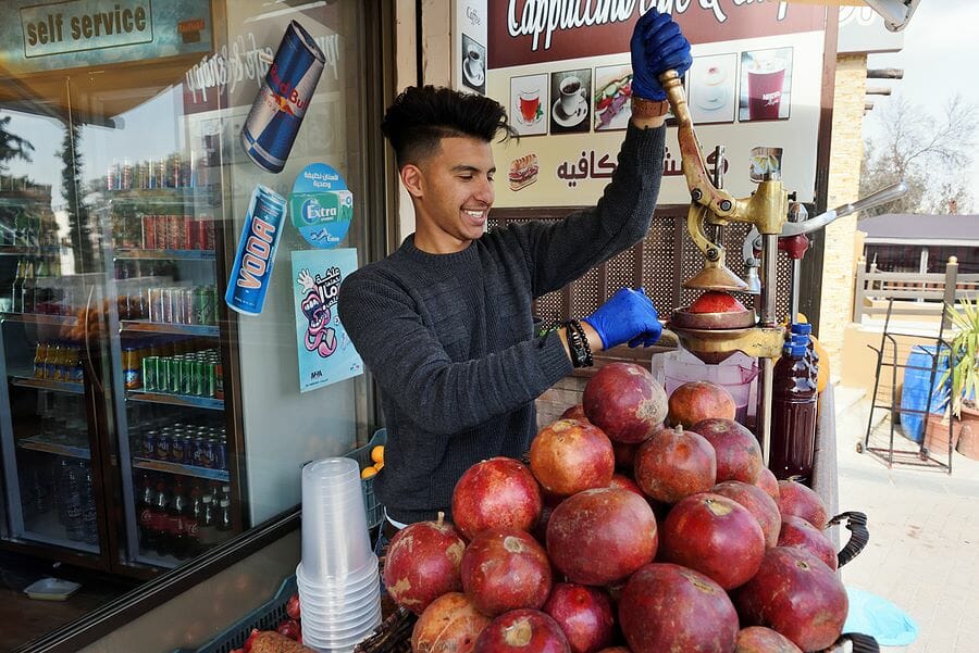 Jordanien_Madaba_Granatapfelsaft_Klueger_Reisen